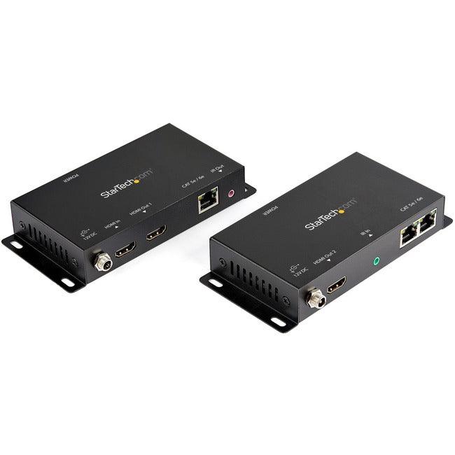 StarTech.com HDMI over IP Extender - 1080p HDMI Video over Ethernet/LAN Cat5e/Cat6 Network Cable - Transmitter/Receiver Kit - 490ft (150m)