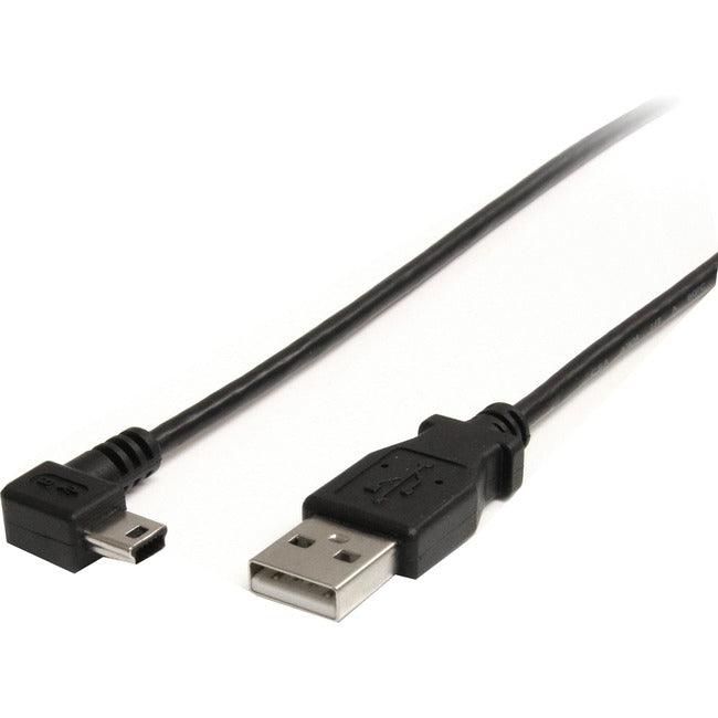 StarTech.com 3 ft Mini USB Cable - A to Right Angle Mini B