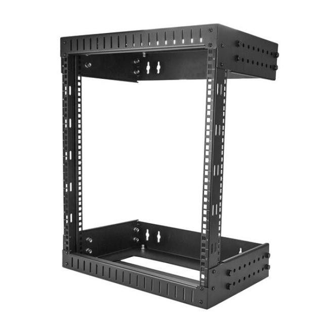 StarTech.com 12U 19" Wall Mount Network Rack - Adjustable Depth 12-20" Open Frame for Server Room /AV/Data/Computer Equipment w/Cage Nuts