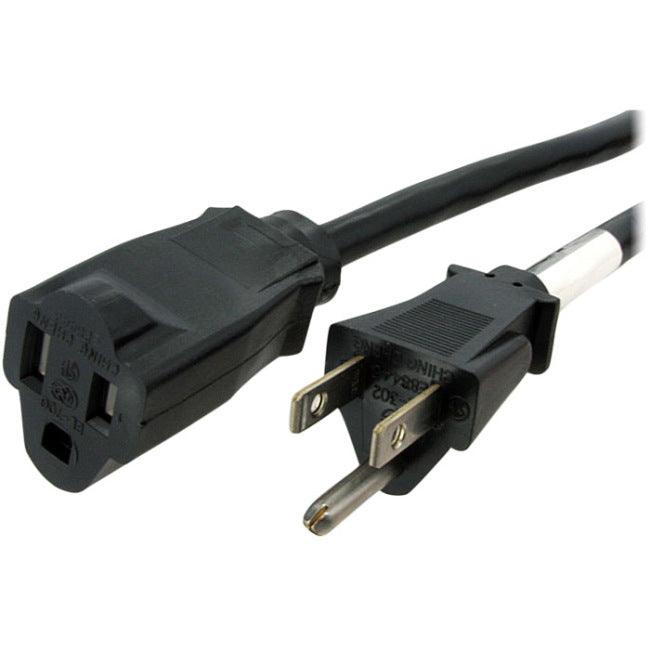 StarTech.com 25 ft Power Cord Extension - NEMA 5-15R to NEMA 5-15P