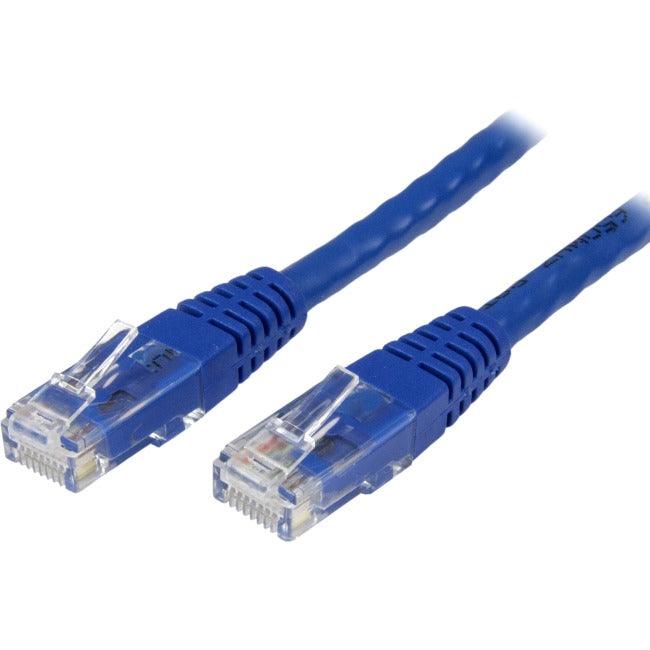 StarTech.com 25ft CAT6 Ethernet Cable - Blue Molded Gigabit - 100W PoE UTP 650MHz - Category 6 Patch Cord UL Certified Wiring/TIA