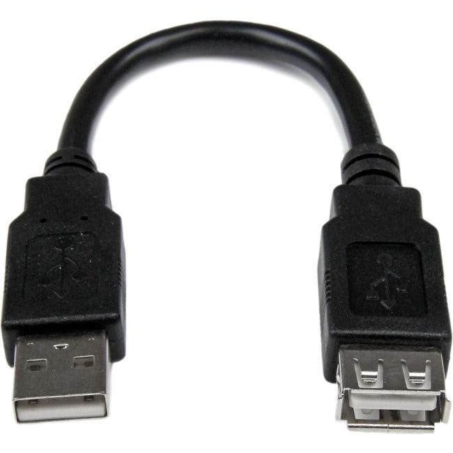 StarTech.com 6in USB 2.0 Extension Adapter Cable A to A - M/F