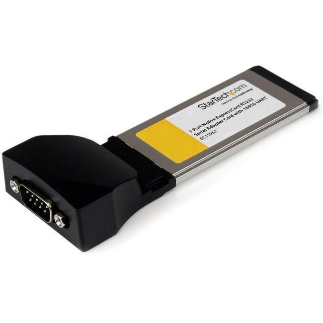 StarTech.com 1 Port Native ExpressCard RS232 Serial Adapter Card with 16950 UART