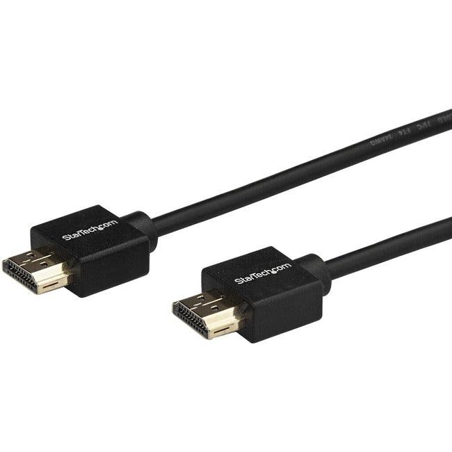 StarTech.com 6ft/2m HDMI 2.0 Cable, Gripping Connectors, 4K 60Hz Premium Certified High Speed HDMI Monitor Cable w/Ethernet, HDR10 18Gbps