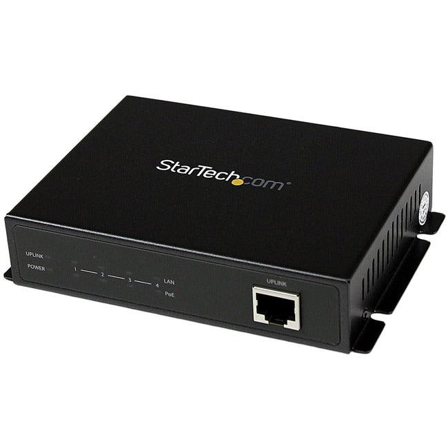 StarTech.com 5 Port Unmanaged Industrial Gigabit PoE Switch with 4 Power over Ethernet ports