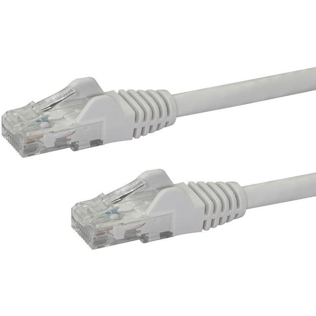 StarTech.com 8ft CAT6 Ethernet Cable - White Snagless Gigabit - 100W PoE UTP 650MHz Category 6 Patch Cord UL Certified Wiring/TIA