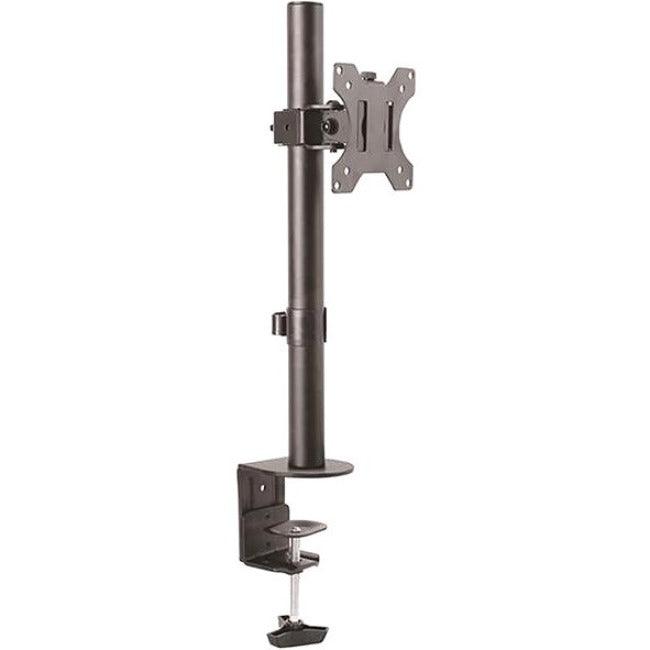 StarTech.com Single Monitor Desk Mount - Adjustable Single Monitor VESA Mount 8kg Display - Ergonomic Pole Mount Arm - C-Clamp/Grommet