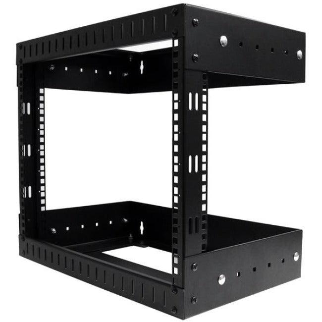 StarTech.com 8U 19" Wall Mount Network Rack - Adjustable Depth 12-20" Open Frame for Server Room /AV/Data/Computer Equipment w/Cage Nuts