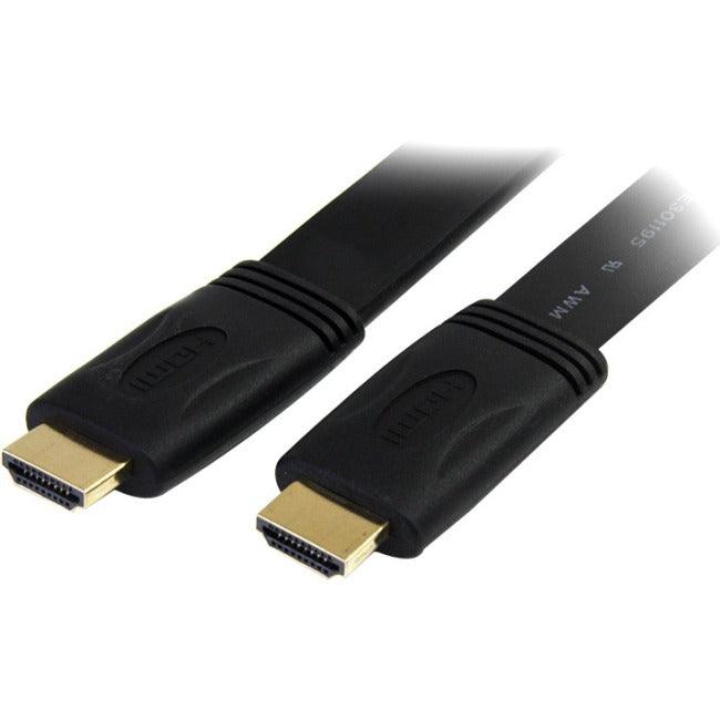 StarTech.com 25 ft Flat High Speed HDMI Cable with Ethernet - Ultra HD 4k x 2k HDMI Cable - HDMI to HDMI M/M