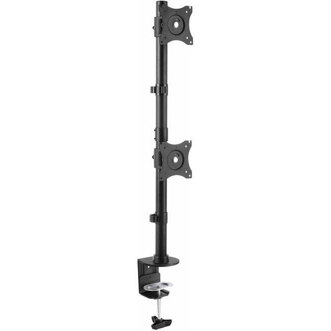 StarTech.com Desk Mount Dual Monitor Mount - Vertical - Steel Dual Monitor Arm - For VESA Mount Monitors up to 27" - Adjustable (ARMDUALV)