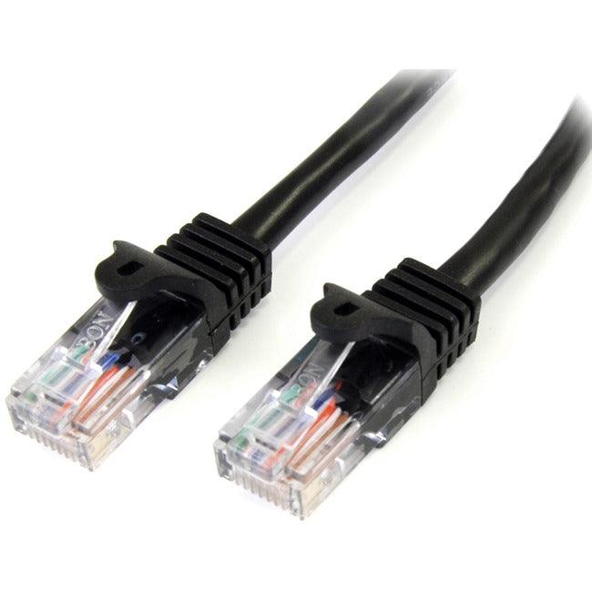 StarTech.com 6 ft Black Snagless Cat 5e UTP Patch Cable