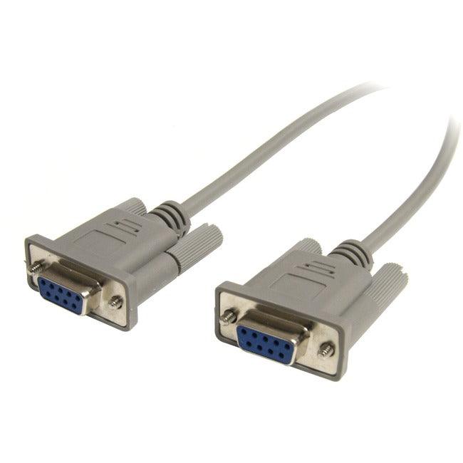 StarTech.com StarTech.com Cross Wired DB9 Serial Null Modem Cable - F/F - Serial/Null Modem Cable - 1 x DB-9, 1 x DB-9 - Serial/Null Modem Cable Crossover External - 25 ft