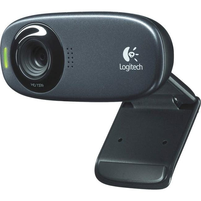 Logitech C310 Webcam - Black - USB 2.0 - 1 Pack(s)