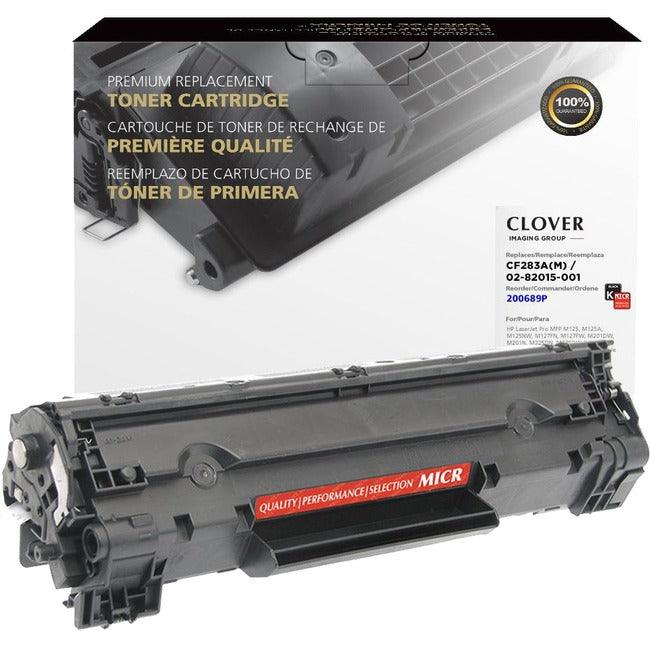 Clover Technologies Remanufactured MICR Toner Cartridge - Alternative for HP 83A - Black