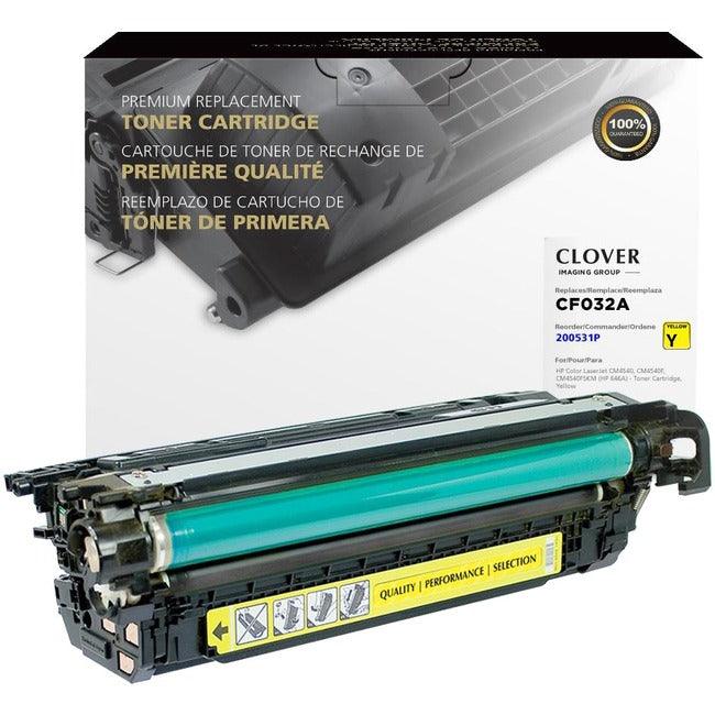 Clover Technologies Remanufactured Toner Cartridge - Alternative for HP 646A - Yellow