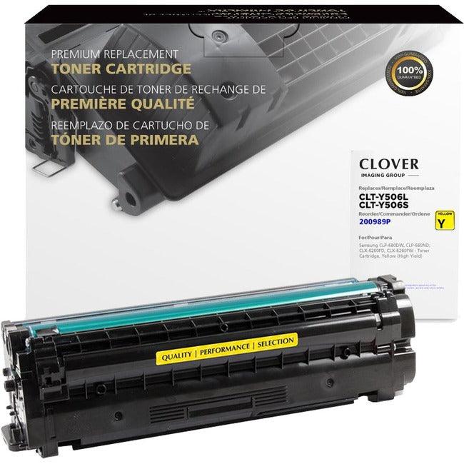 Clover Technologies Remanufactured Toner Cartridge - Alternative for Samsung - Yellow