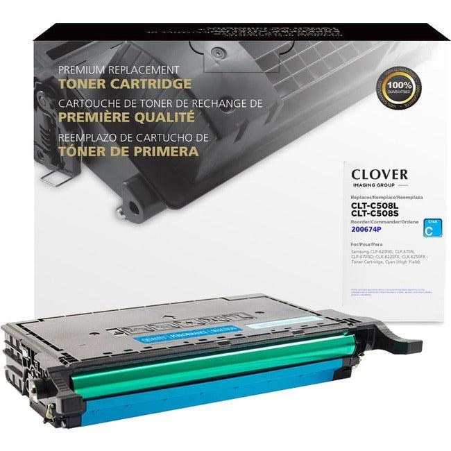 Clover Technologies Remanufactured Toner Cartridge - Alternative for Samsung - Cyan