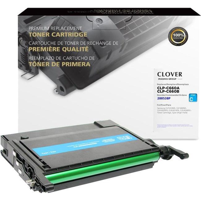 Clover Technologies Remanufactured Toner Cartridge - Alternative for Samsung - Cyan