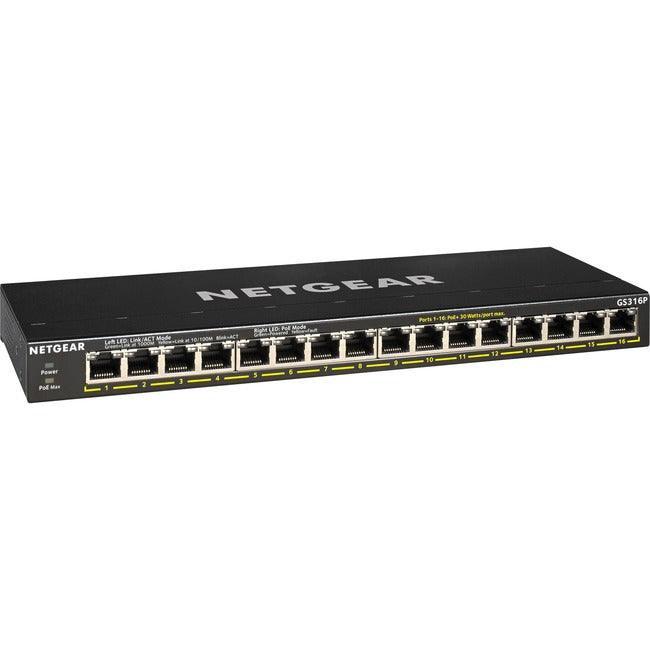 Netgear GS316P Ethernet Switch PoE 16G