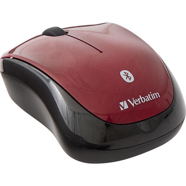 Verbatim Bluetooth® Wireless Tablet Multi-Trac Blue LED Mouse - Garnet