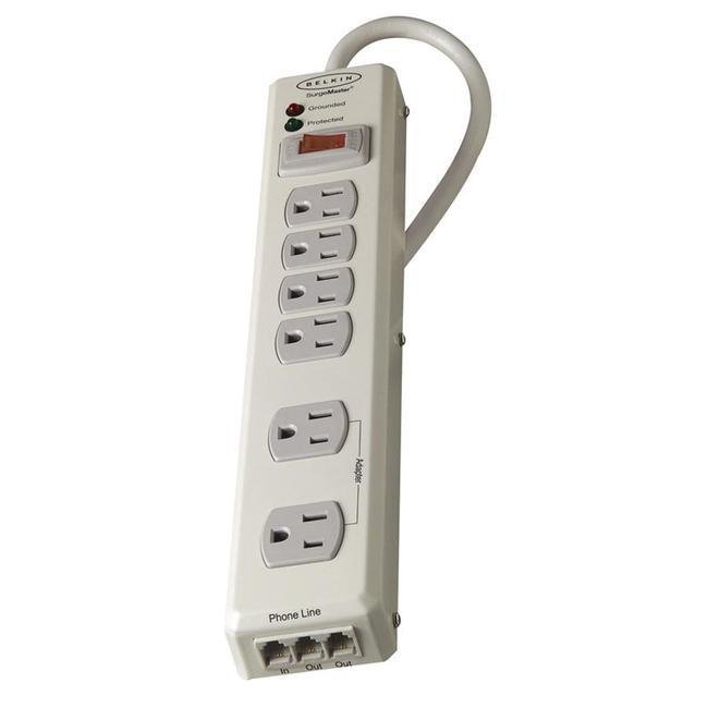 Belkin 6-Outlet Metal Surge Protector