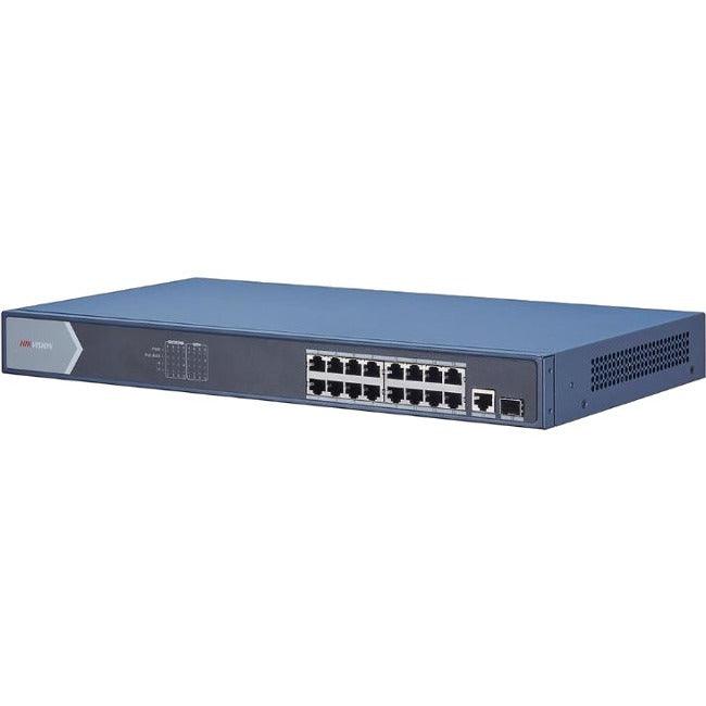 Hikvision 16-Port Gigabit Unmanaged PoE Switch