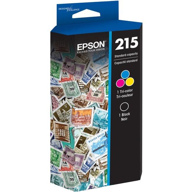 Epson DURABrite Ultra T215 Original Ink Cartridge - Combo Pack - Black, Color