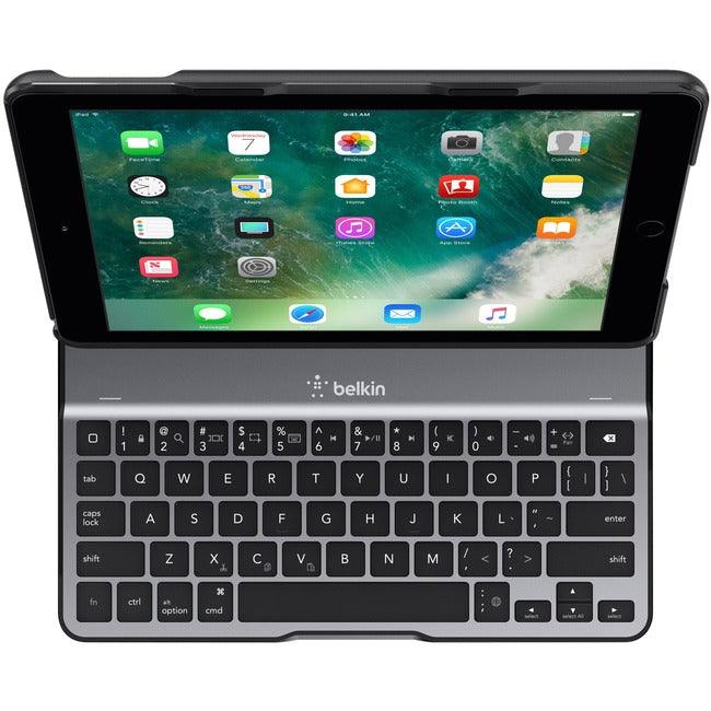 Belkin QODE Ultimate Lite Keyboard/Cover Case for 9.7" iPad (2017) - Black