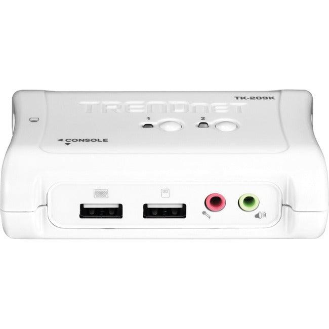 TRENDnet 2-Port USB KVM Switch Kit w/ Audio