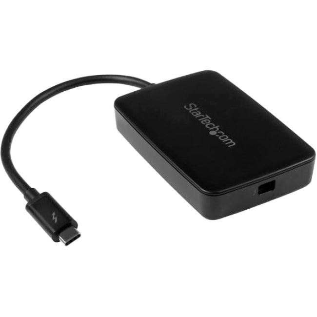 StarTech.com Thunderbolt 3 to Thunderbolt 2 Adapter - TB3 Laptop to TB2/TB1 Displays & Devices - Thunderbolt Converter - Windows & Mac