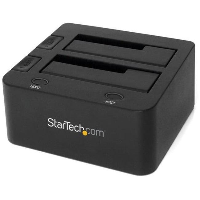 StarTech.com USB 3.0 Dual Hard Drive Docking Station with UASP for 2.5/3.5in SSD / HDD - SATA 6 Gbps