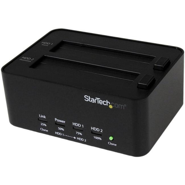 StarTech.com USB 3.0 SATA Hard Drive Duplicator & Eraser Dock - Standalone 2.5/3.5in HDD & SSD Eraser and Cloner