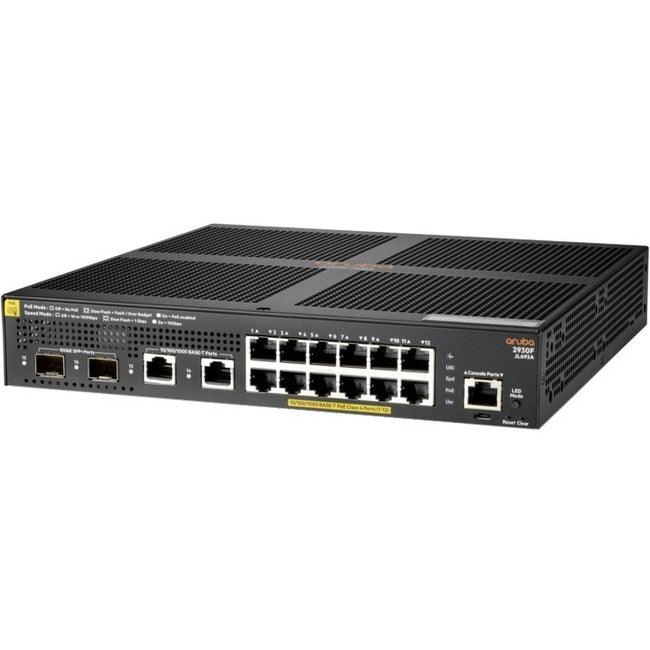 Aruba 2930F 12G PoE+ 2G/2SFP+ Switch 12G