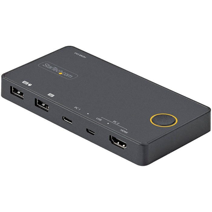 Startech.com Ltd 2 Port Usb-a + Hdmi/usb-c Kvm Switch 4k