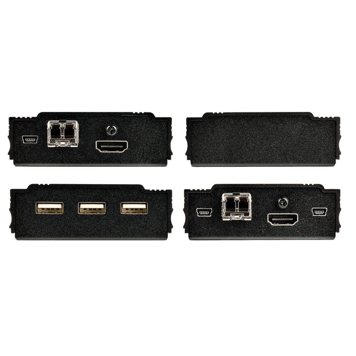 Startech Hdmi And Usb Kvm Extender Kit Controls A Kvm Switch/console Or Pc Using Fiber Op