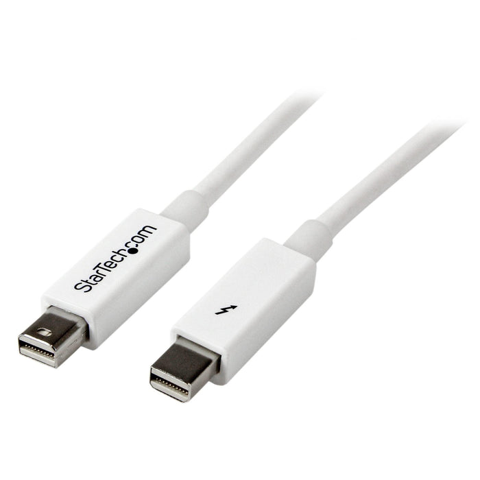 STARTECH 0.5M WHITE THUNDERBOLT CABLE - M/M